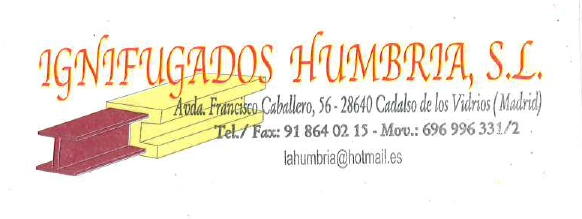 IGNIFUGADOS HUMBRIA, S.L.